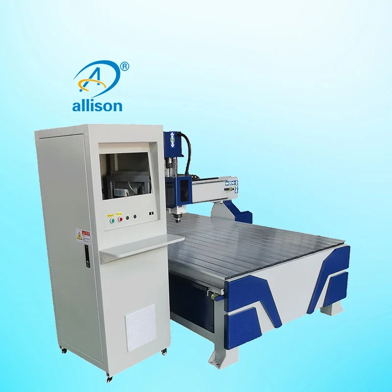Allison Cnc Router 4 * 8ft 1325 Atc Cnc Hout Router Voor Mdf Snijden Houten Meubeldeur Maken