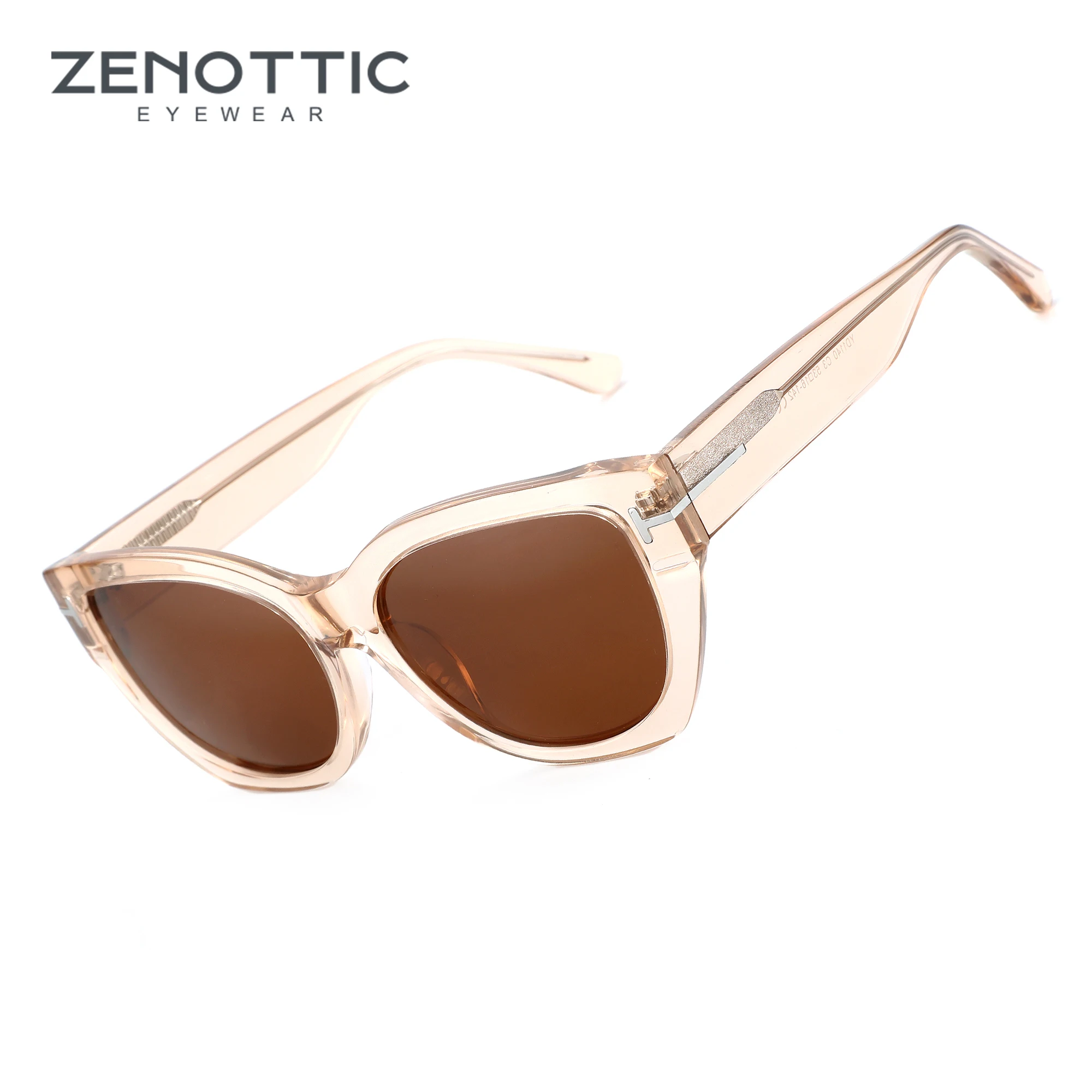 

ZENOTTIC 2024 High-quality Acetate Polarized Sunglasses for Women, Retro Novelty Cateye Ladies Sun Glasses Cat Eye Shade YD1140