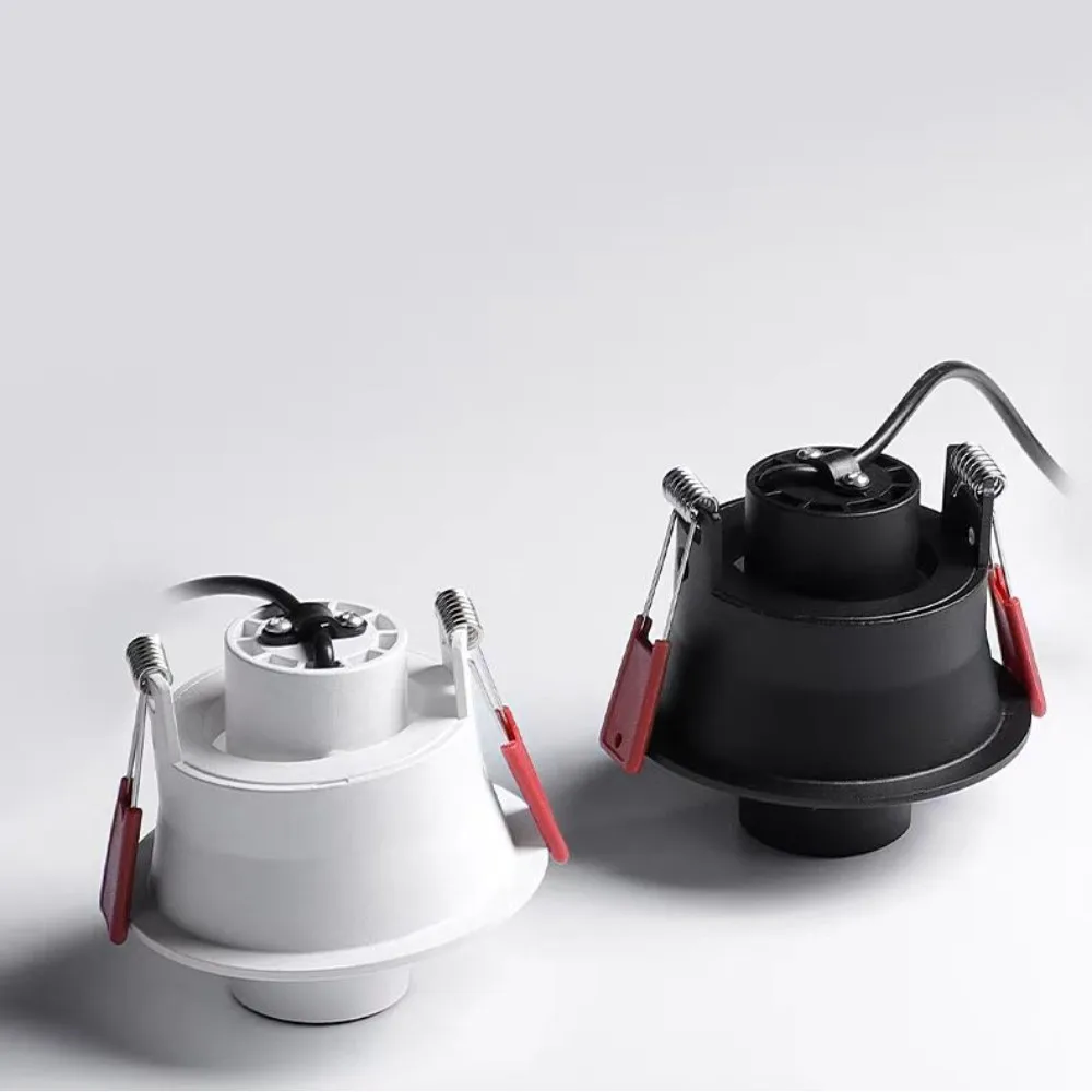 Recessed LED Long downlight spotlight 10W12W 15W Dimmable Anti-glare 360° Rotation COB chip AC110V220V Ceiling Lamp Home busine