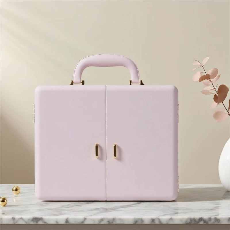 PU Leather Jewellery Box Necklace Bracelet Earrings Storage Boxes Luxury Minimalist Ring Display Case Organizer Jewellery Box