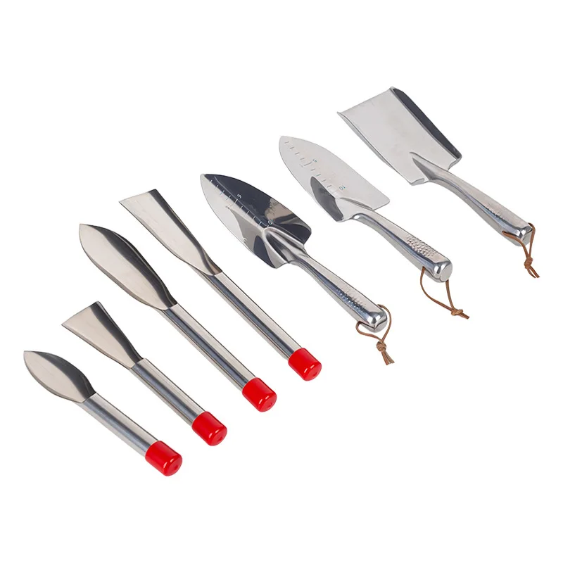 Stainless Steel Small Garden Shovel Digging Tool for Planting Flowers Vegetables Loosening Soil Weeding