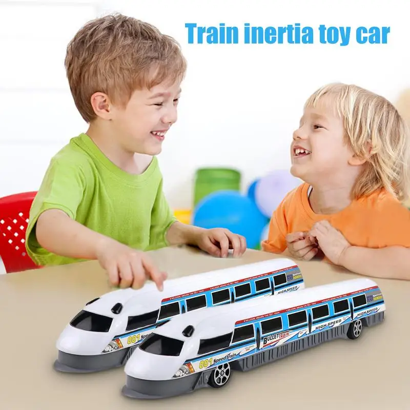 High Speed Train Toy Bullet Train High-Speed City Train Toys High Speed Locomotive Engine Model Toy Train Set Transportion toy