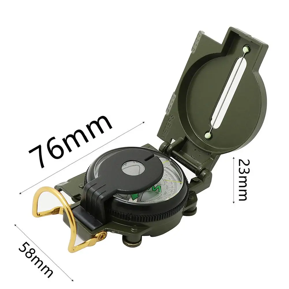 Dc45-2a Draagbare Mini-Kompas Outdoor Survival Militair Kamperen Wandelkompas Navigatie Tool