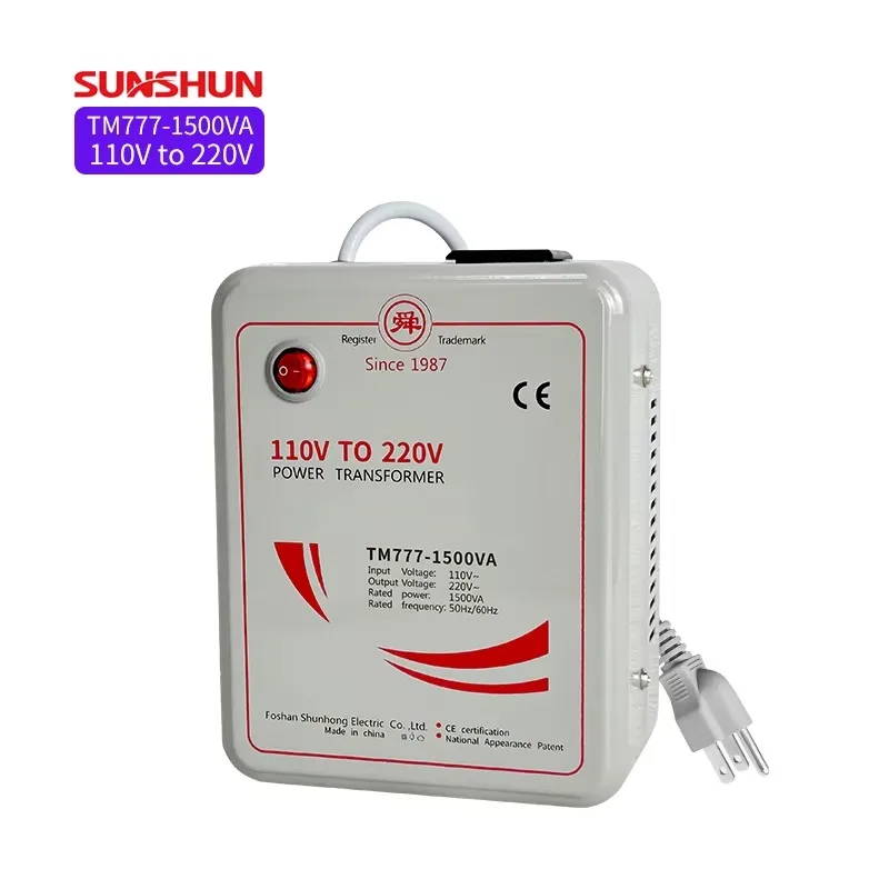 

1500W Single Phase Ring Type Power Converter 1500VA Autotransformer with 110/220V Voltage Step Transformer