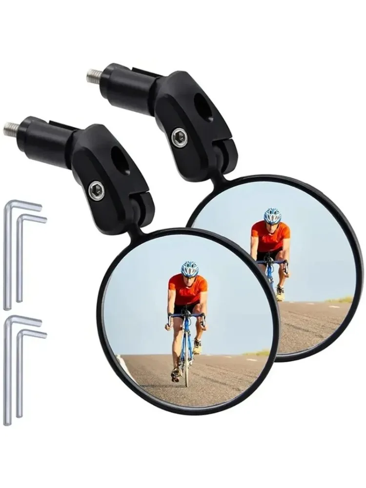 AliExpress Universal Bicycle Mirror Rearview Adjustable Rotate Wide-Angle Cycling Handlebar Rear View Mirrors for MTB Road Bike Accessori..