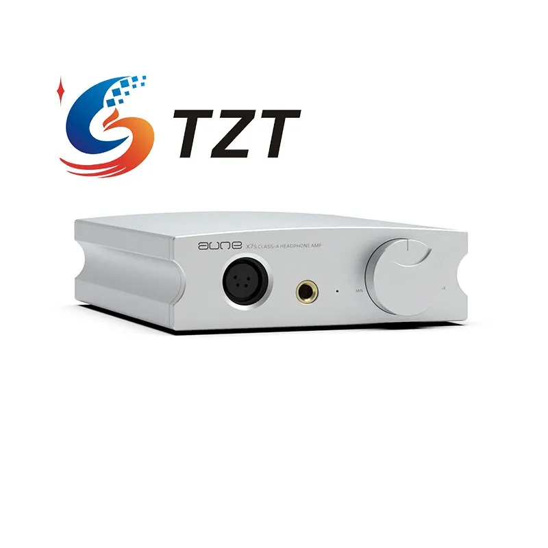 TZT AUNE X7S Pro Class A Headphone Amplifier HiFi Desktop Audio Amplifier XLR/6.35mm Output Built-in 8 Power Transistor