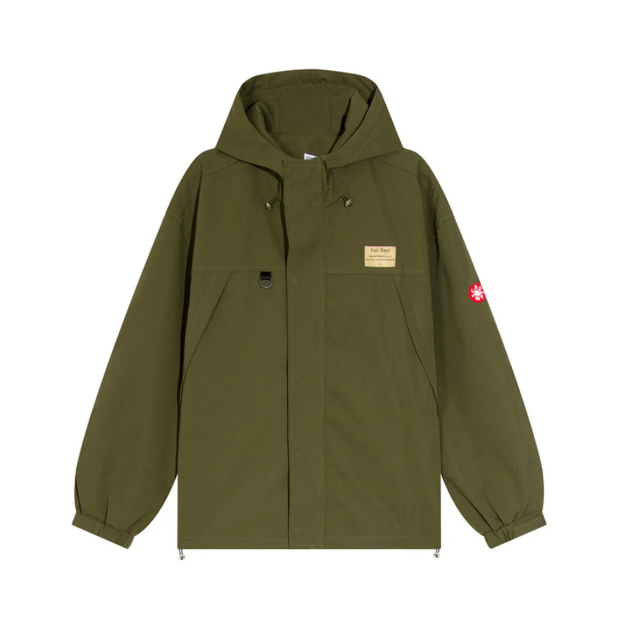 CAVEMPT CE Vintage Versatile Shirt Jacket Men Women Military Green Embroidered Jacket Cav Empt Coats Clothes