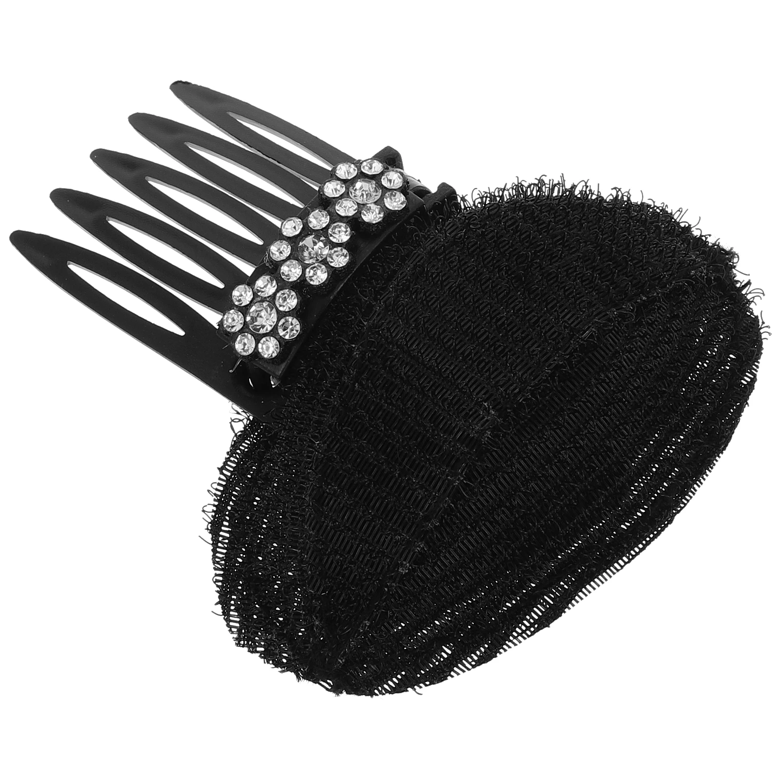 

Floral Rhinestone Hair Comb For Women Elegant Sparkle Hairpin Bridal Accessories Vintage Decorative Side Hair Clip Invisible