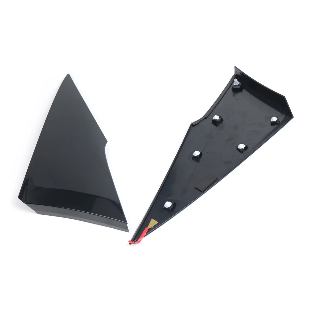 جديد أسود الربع الخلفي مثلث القوالب غطاء لوحة لتويوتا بريوس 2016- 2022 62505-47012 62506-47012 62505-47011 62506-47011 #5