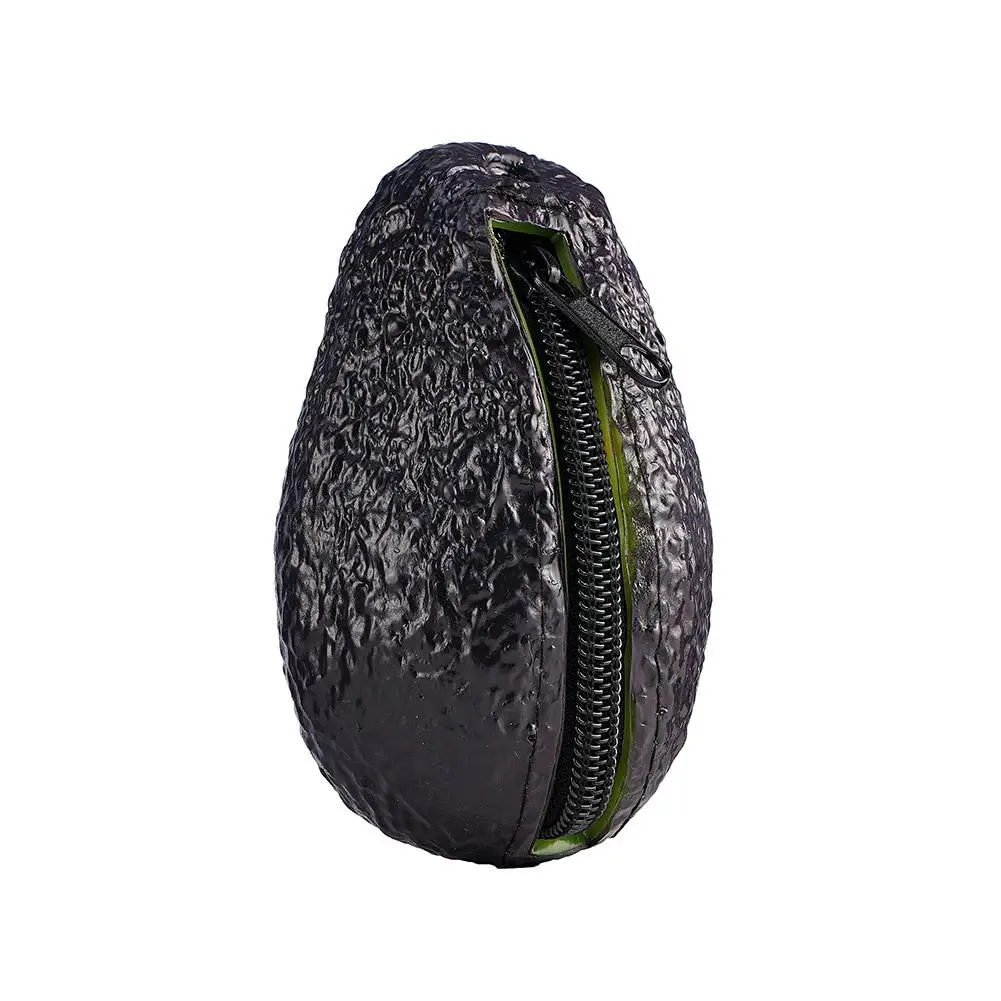Creative Avocado Shape Mini Coin Purse Wallet Bag Pouch Novelty Portable Storage Girls Fun Handbag Bag Zipper Pocket Gift Z7T8 image 4
