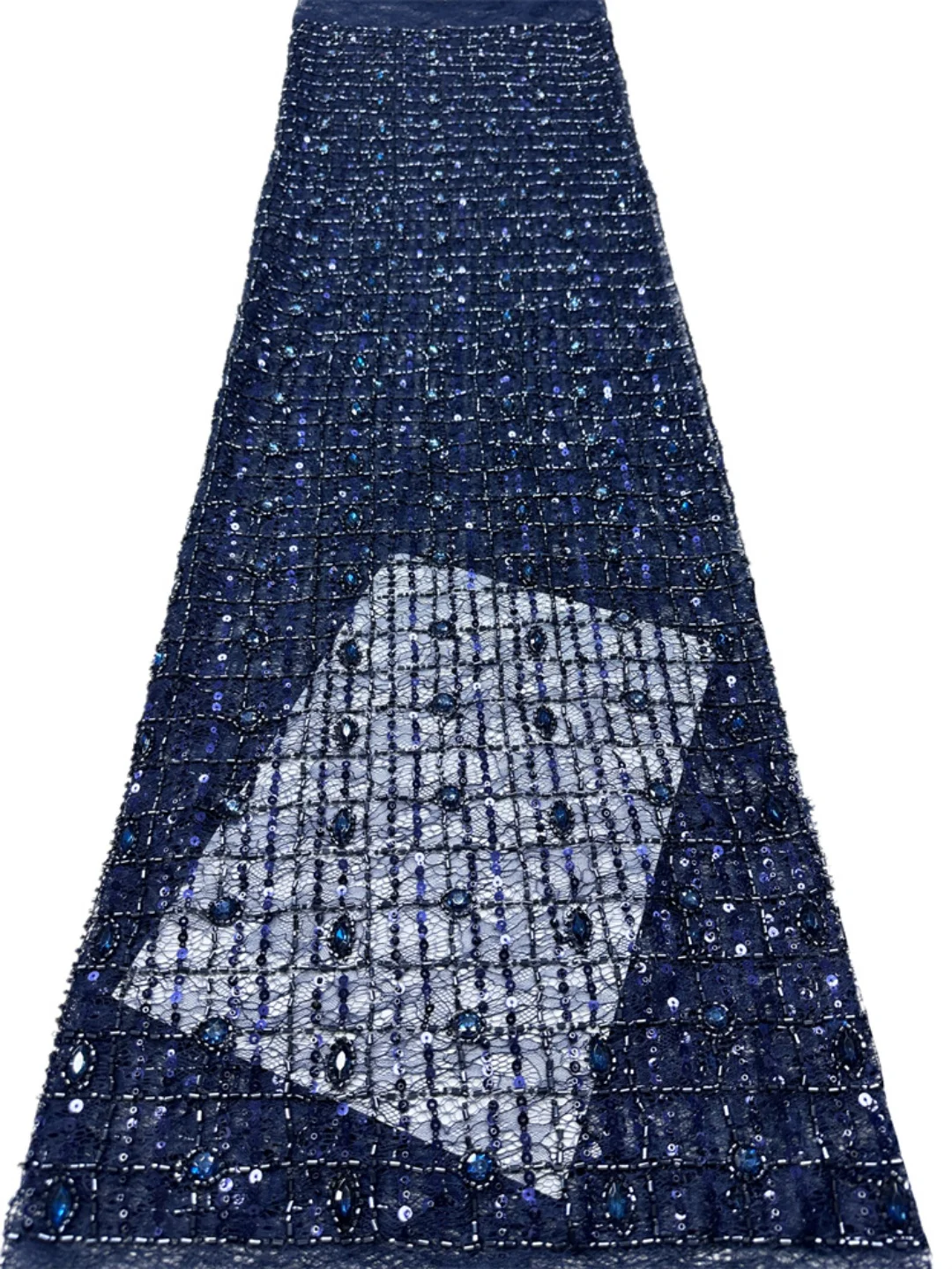 

Luxury Heavy Stones Beads Lace Fabric 2026 High Quality African Nigerian Sequins French Tulle Fabric Material For Party Dresses
