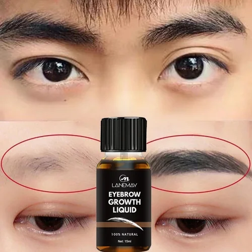 Imagen 1 del producto Suero para el crecimiento de pestañas y cejas, crecimiento rápido, previene la caída del cabello, tratamiento dañado, ojos densos y gruesos, productos para el cuidado del maquillaje