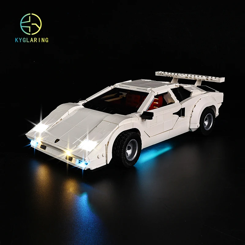 

LED Light Kit For 10337 Lamborghinies Countach 5000 Quattrovalvole DIY Toys Set (Not Included Building Blocks)