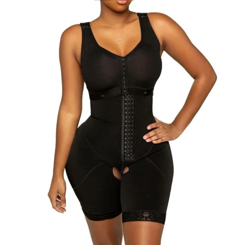 AfruliA High Compression Bodysuits Shapewear Fajas Colombianas Body Shapers Waist Trainer Sexy Butt Lifter Tummy Control Corset