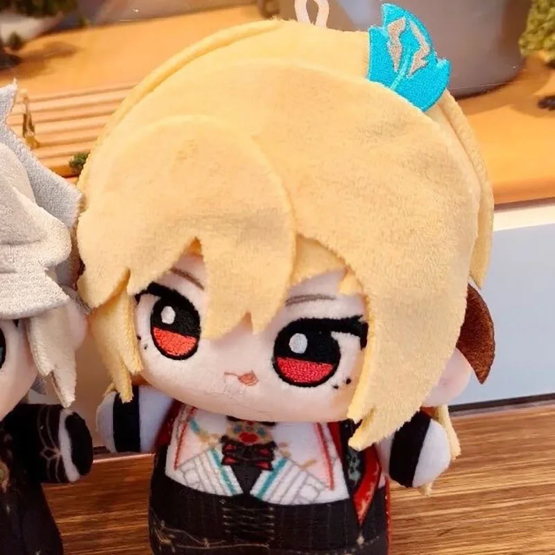 Game Genshin Impact Kaveh Stuffed Plushie Doll 10cm Alumnus Alhaitham Plush Keychain Doll Toys Collectible Birthday Xmas Gifts