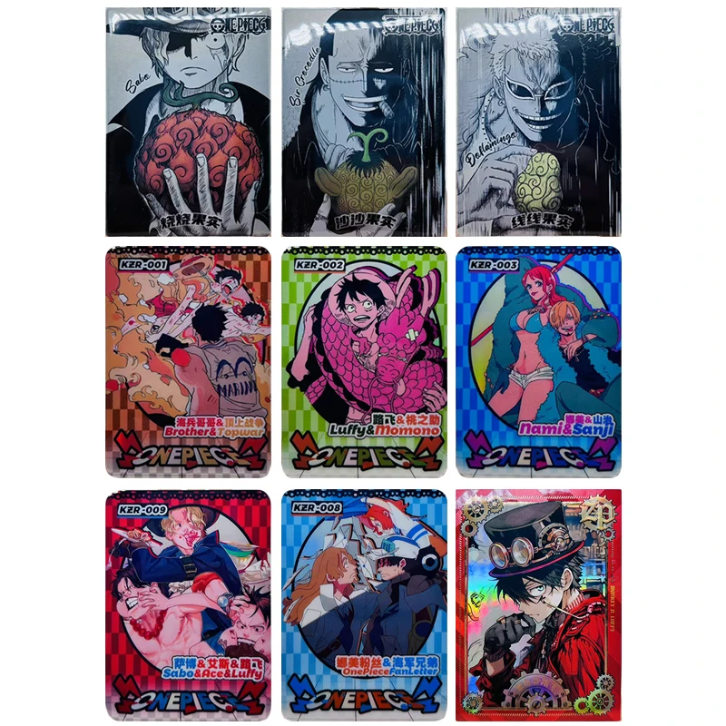 

Японское аниме One Piece Monkey D. Luffy Sanji Sabo Roronoa Zoro Коллекционные карты Рождественские подарки на день рождения Детские игрушки