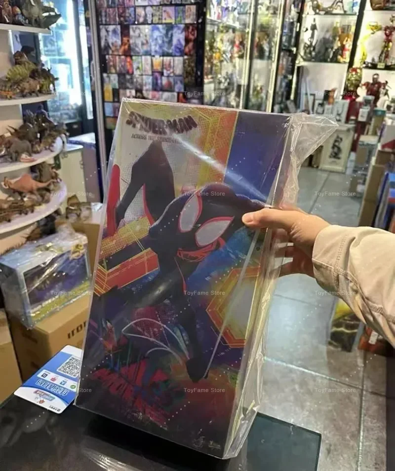 In Stock HOTTOYS 1/6 MMS710 Spider-Man: Across The Spider-Verse Miles Morales 2.0 Action Figure Collection Gift