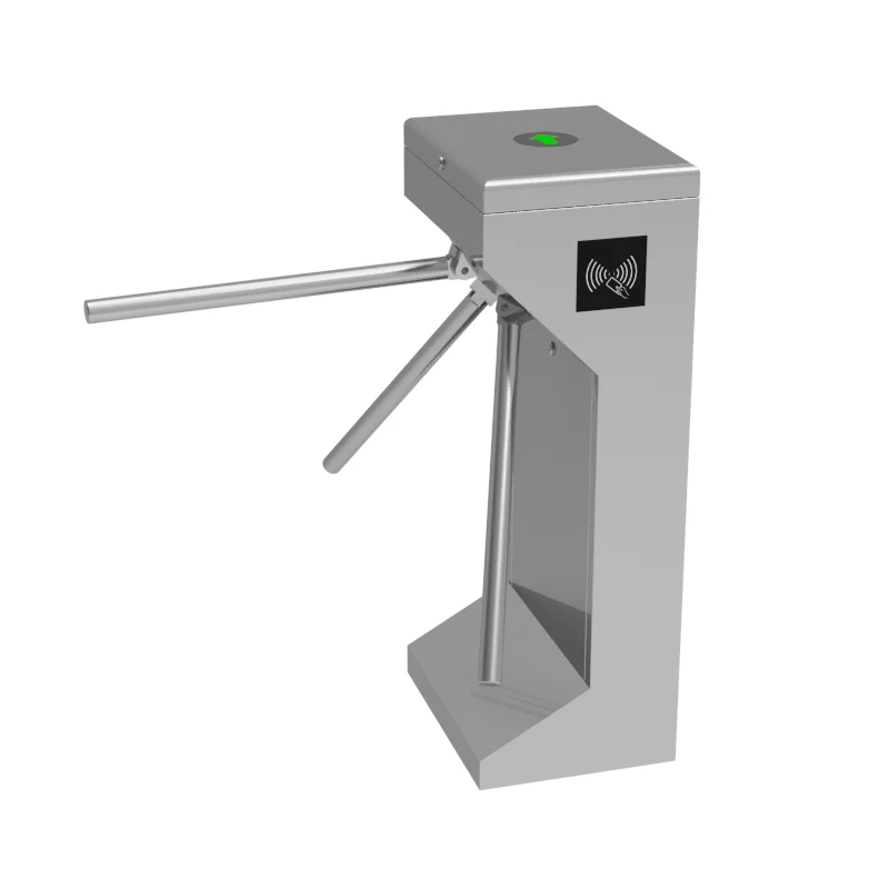 Brushed Motor Tripod Turnstile Pedestrian Access Control System for Residential Gym Swimming Pool Office Building Scenic Area