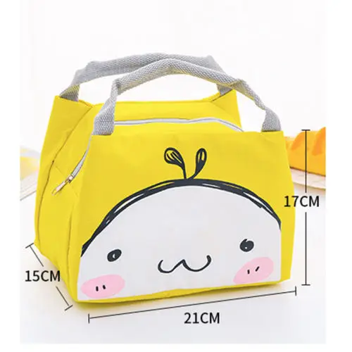 Portable Lunch Bag Thermal Insulated Lunch Box Tote Cooler Bag Bento Pouch Lunch Container School Food Storage Bags Lunch Bag