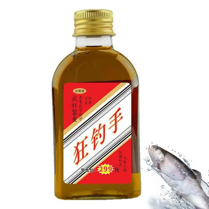 Fishing Liquid Bait Natural Fishing Liquid For Outdoor 125ml User-Friendly Portable Fishing Liquid Safe Fish Attraction For