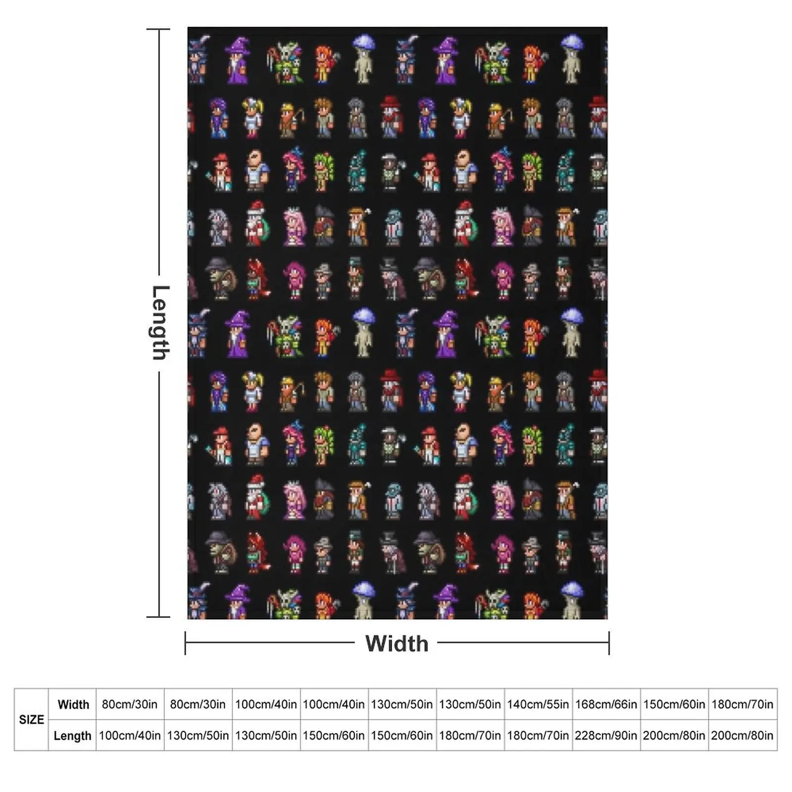 Terraria NPCs Throw Blanket