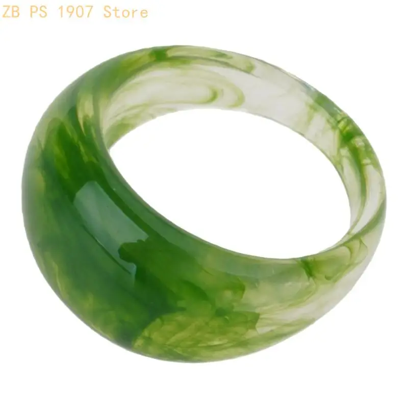 Smooth Resin Ring Wide Band Multiple Color Options Comfort Fit Stylish Gift 55KA
