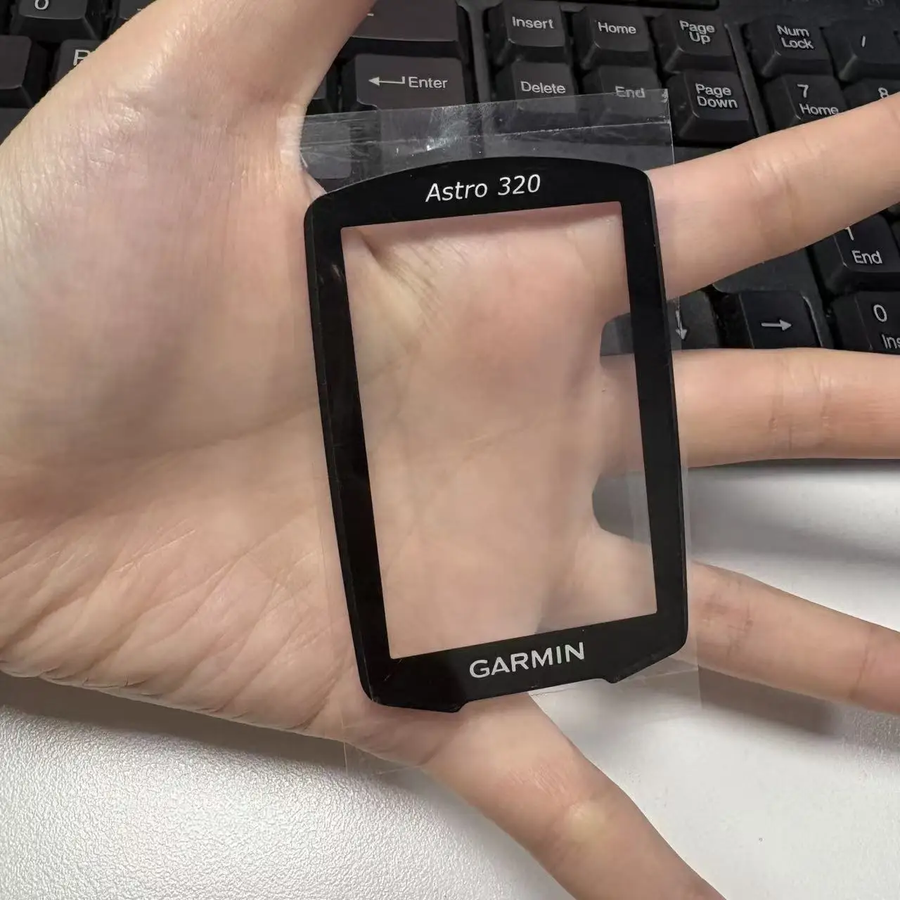 For Garmin Astro 320 Glass Panel GPS Repair Handheld Adhesive Panel Replacement Part