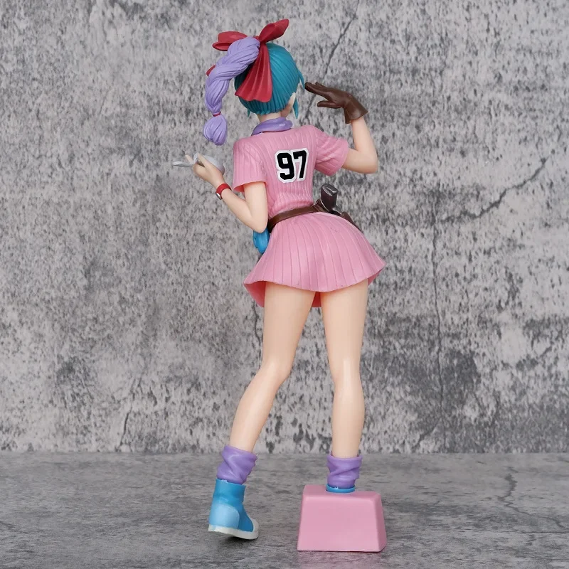 Figura de Anime de Dragon Ball Bulma Girls Series, modelo de posición de pie, adornos de escritorio de Pvc, juguete de animación, regalo de cumpleaños