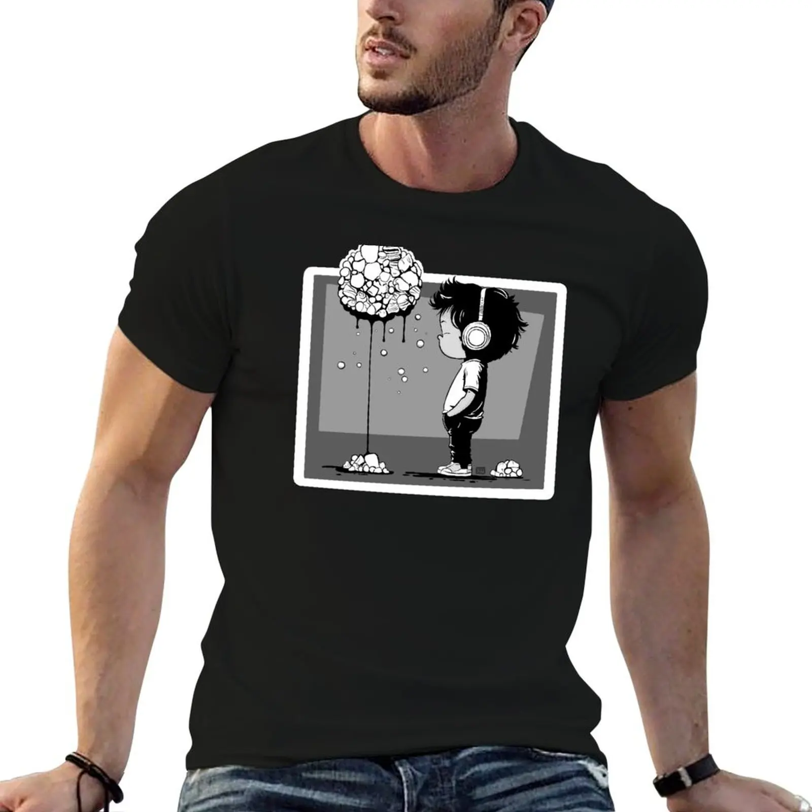 Candy Daze T-Shirt Big and Tall Basic Tee Shirt