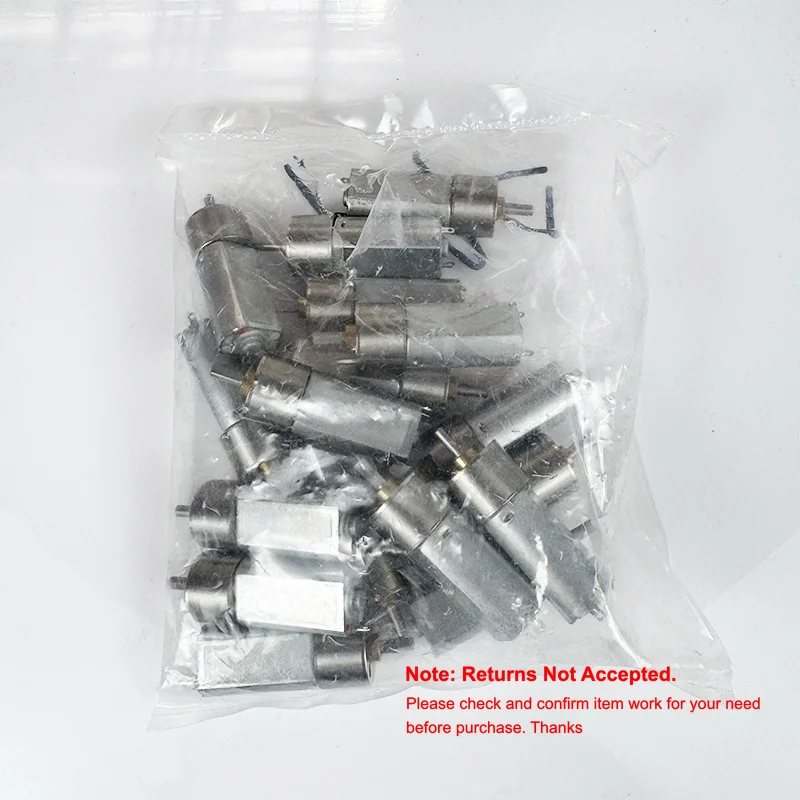 1PC DC 3V~12V Slow Speed 16mm Gearbox Diameter Full Metal Gearbox Gear Motor D-flat Shaft Large Torque DIY Robot Smart Car
