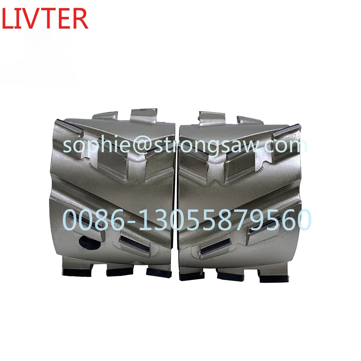 Livter 80x20xH35mm~H65mm PCD Pre-Milling Cutter Single Keyway Diamond Milling Cutter for NANIXNG Edge Banding Machine