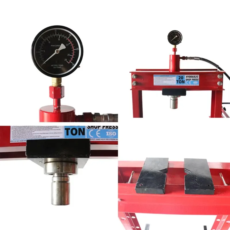 Garagem de reparo de prensa hidráulica de rolamento manual