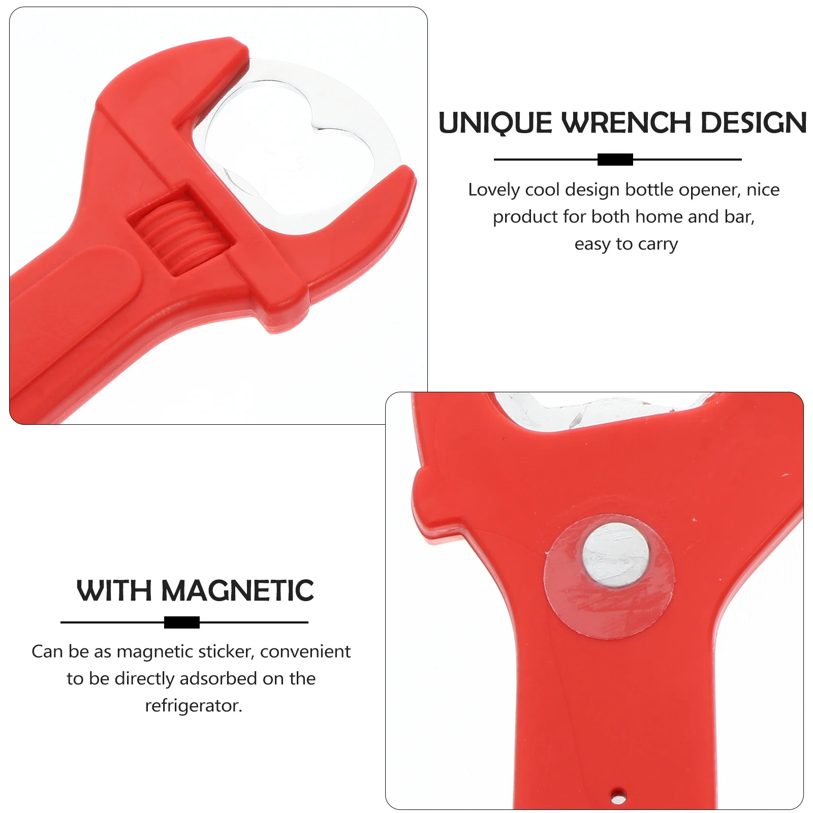 

2Pcs Multifunctional Silicone Hammer Bottle Opener Creative Lovely Design Easy Carry for Home Bar Travel Bottle Opener