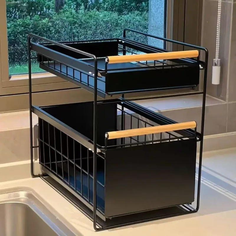

Kitchen Storage Holders Dish Organize Racks Cabinet Multifunctional Organize Racks Large Capacity Restaurant Storage Basket