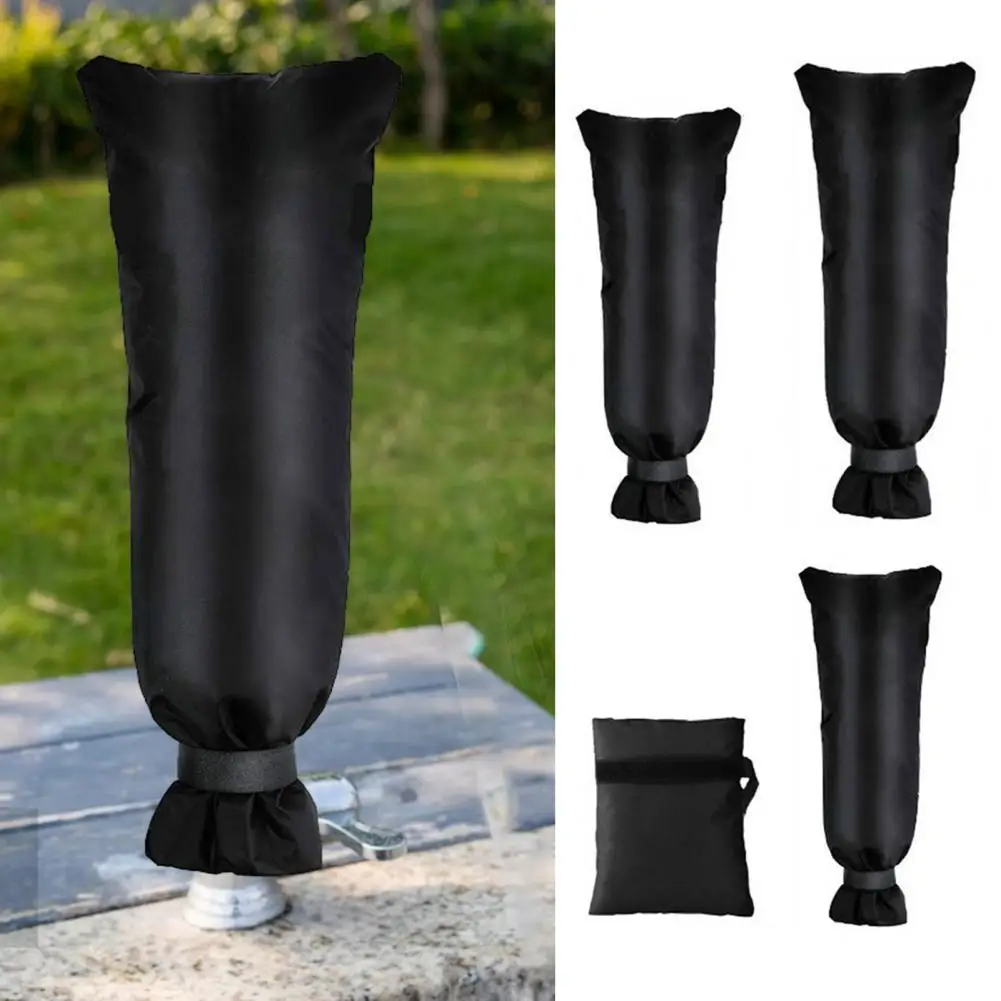 Extended Outdoor Faucet Cover Splash-resistant Fasten Tape Waterproof Protection Tap Cover Hose Bib Yard Spigot Cover