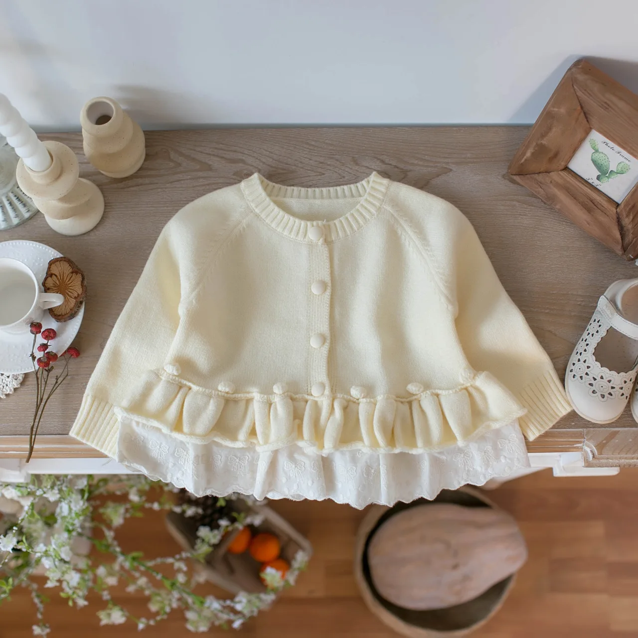 MILANCEL 1-7 Jahre Kinderpullover mit Umlegekragen, warme Strickkleidung für Mädchen, Baumwollpullover für Jungen, Strickkleidung für Mädchen. – Detail 20
