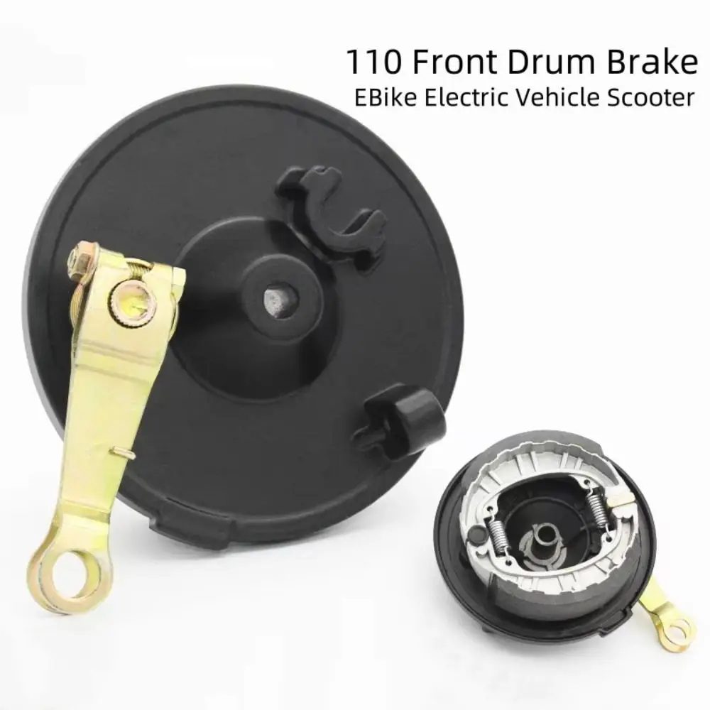 

110 Type 110 Front Drum Brake Aluminum Sensitive Braking EBike Front Drum Brake Thickened Material 10mm Holes Front Wheel Brake
