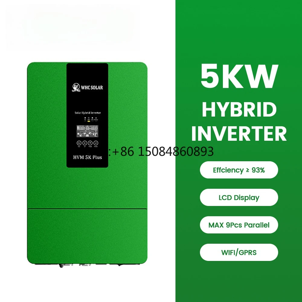 WHC Complete 10KW Solar Kit Off-Grid 5KW & 15KW Solar Panel System with MPPT Controller & Lithium Ion for Home Energy