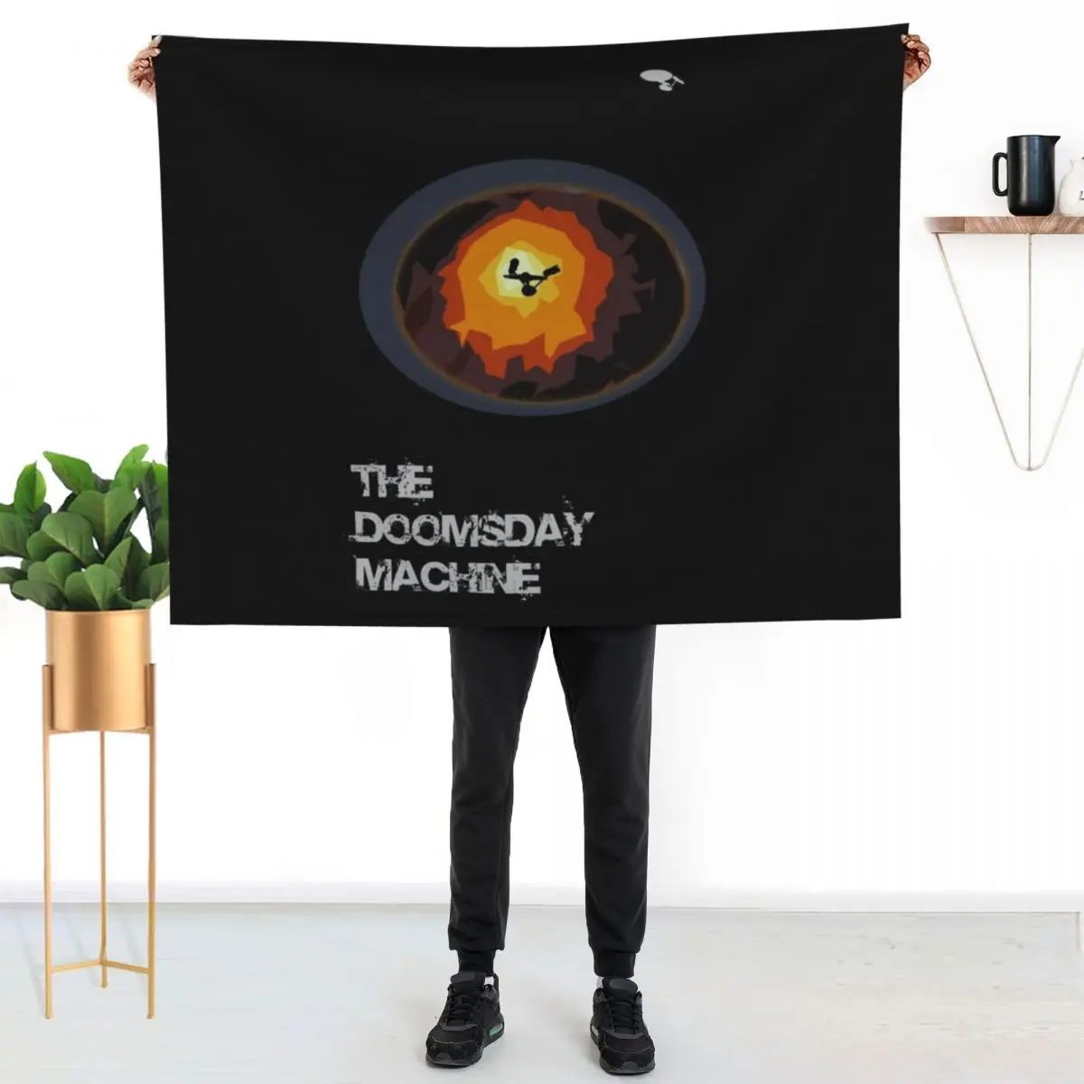 

The Doomsday Machine Throw Blanket Color Fast Cozy Throw Blanket