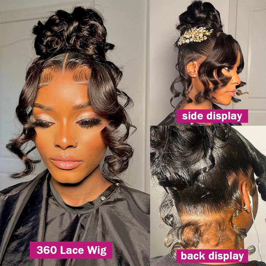 360 HD Lace Wig Body Wave Lace Front Wig 13x6 Human Hair Wigs For Women 30Inch Brazilian Hair Pre Plucked 13x4 Lace Frontal Wig