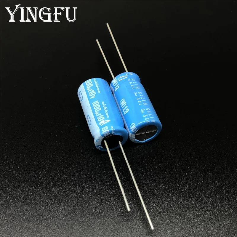 

10pcs 1000uF 10V NICHICON BT Series 10x20mm Highly dependable reliability 10V1000uF Aluminum Electrolytic capacitor