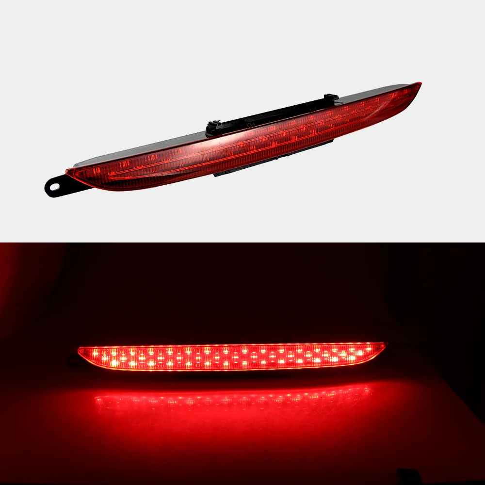 

1PC LED 3rd Brake Light High Level Rear Stop Lamp Red Black Lens Warning Taillight Car Assembly for Audi TT 8J MK2 2006-2014