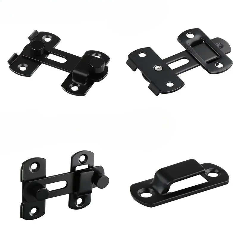 Stainless Steel Modern Furniture Door Safety Sliding Lock for Apartment Hotel Bedroom Use