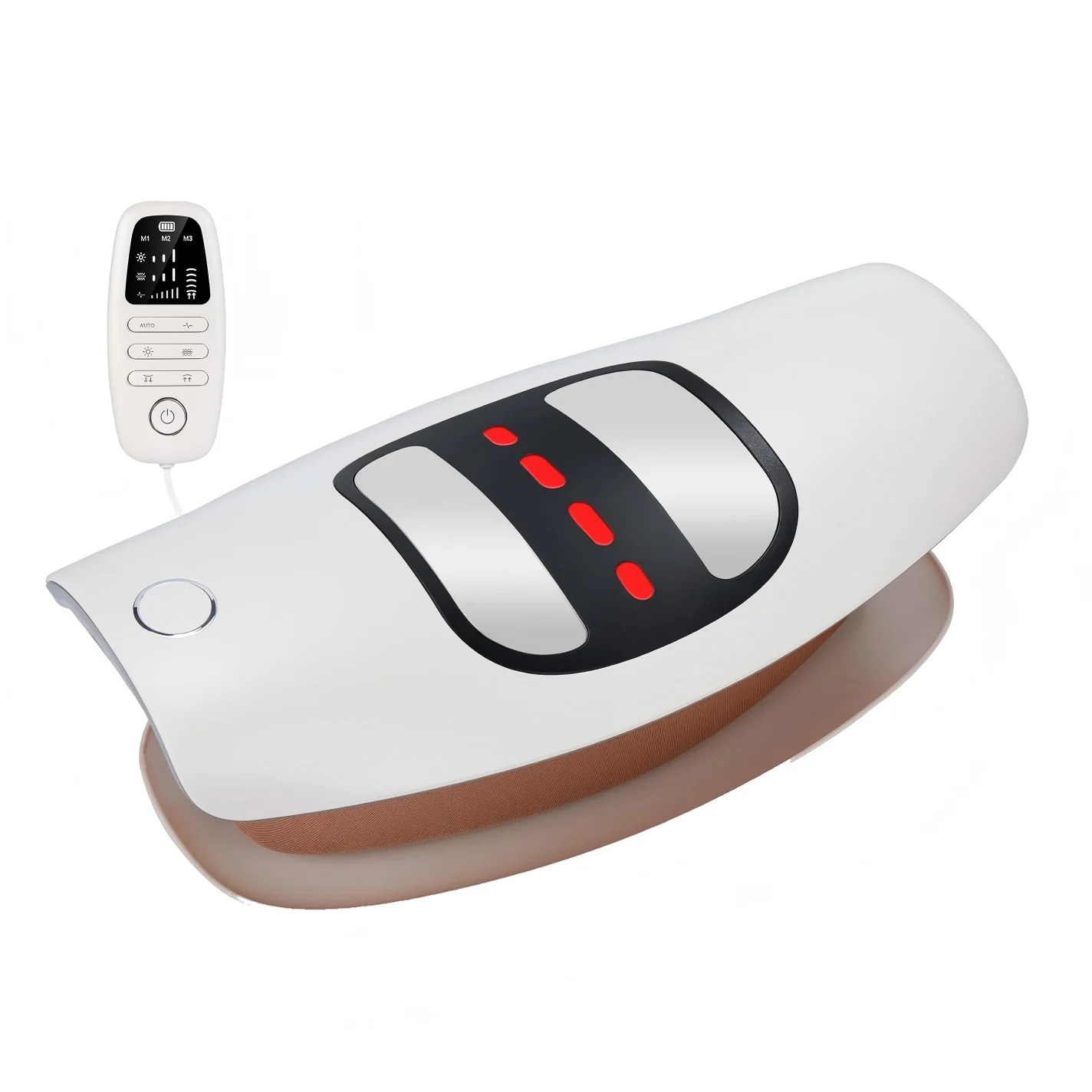 Electric Lumbar Traction Device EMS Vibration Waist Massager Waist Spine Support Back Massage Machine Relaxation & Exercise Gift