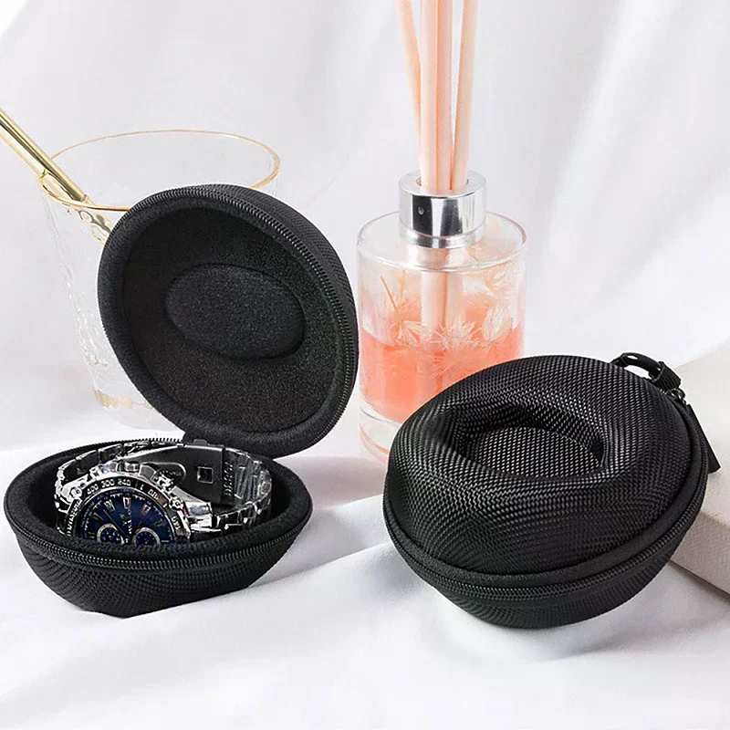 /HTF/Travel Case Portable Storage Box For Single Watch Shock And Impact-resistant For Wristwatches Smart Watches 1Pc