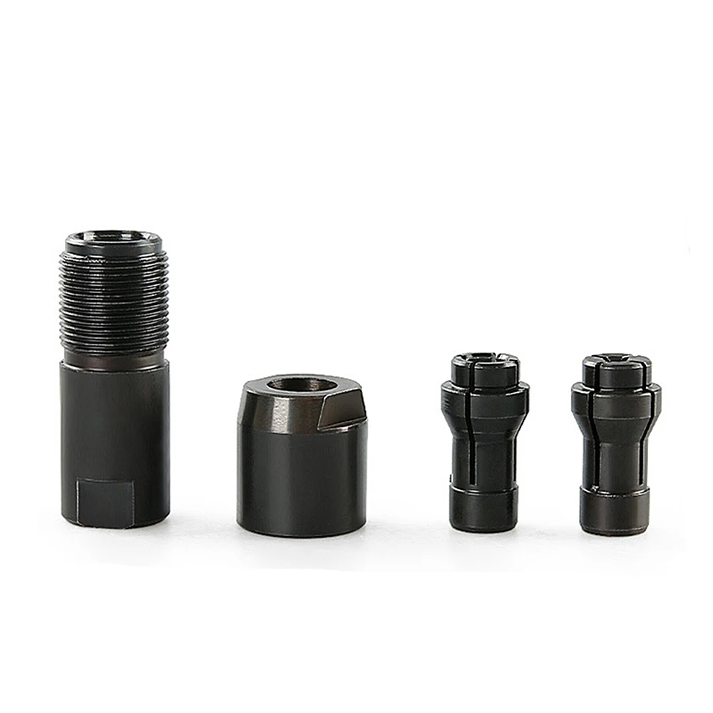 3/6mm Angle Grinder to Straight Chuck Adapter Metal Wood Stone Grinding Polishing Compatible Rotary Tools Duty Conversion Kit ﻿