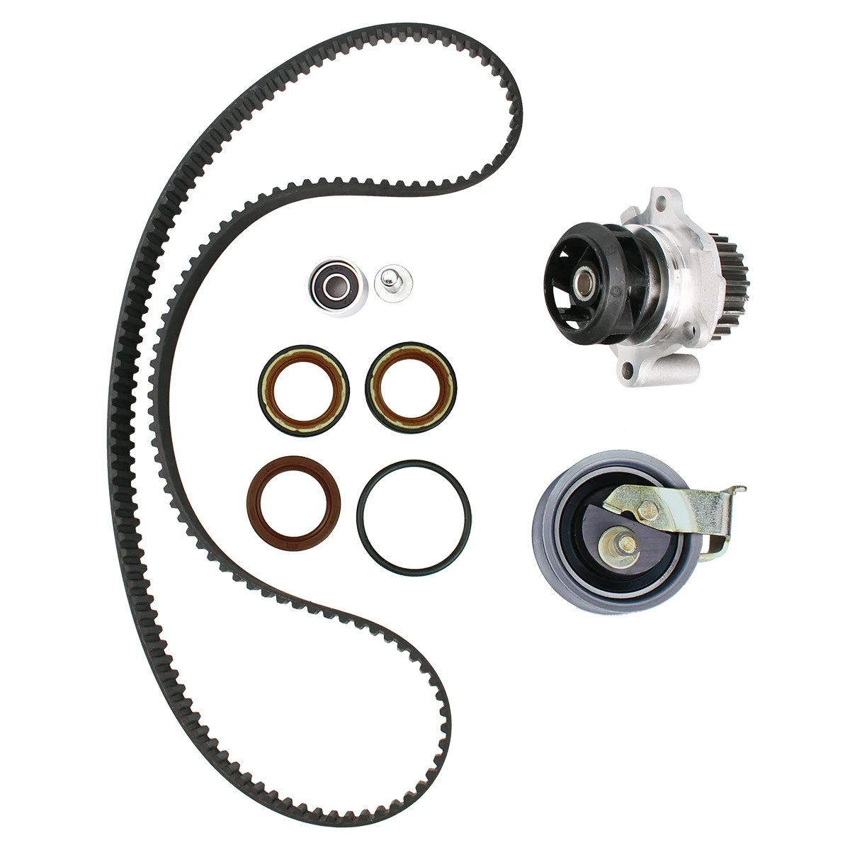 

Engine Timing Belt Kit Water Pump Fit for 00-06 A4 TT 01-06 Beetle Golf GTI Jetta 1.8L L4 Turbo DOHC