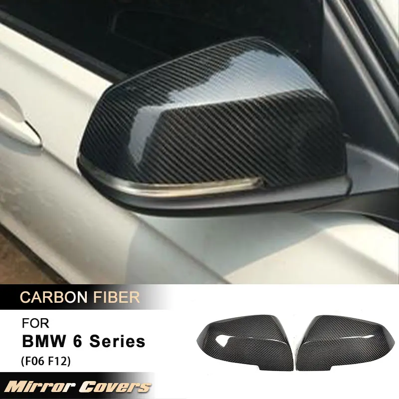 

Car Rearview Mirror Covers for BMW 5 6 7 Series F10 F06 F12 F01 F01 2014-2016 Replacement Side Mirror Caps Shell Carbon Fiber