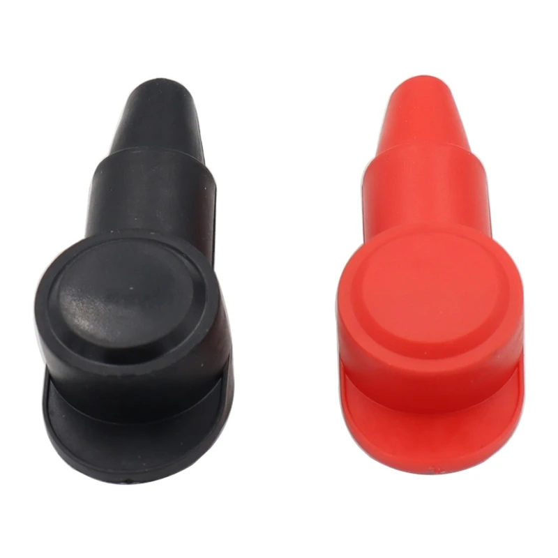 1 Pairs Marine Insulating Protector Universal Rubber Terminal Covers Protector Cover Lug Caps for Battery Stud Terminal H8WE