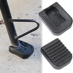 Universal Motorcycle Footrest Soft Rubber Pad Motorbike Side Stand Base Extension Foot Pad Support Plate Motorcycles Accessories